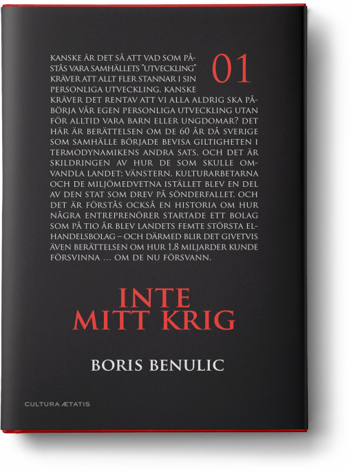 Inte mitt krig av Boris Benulic